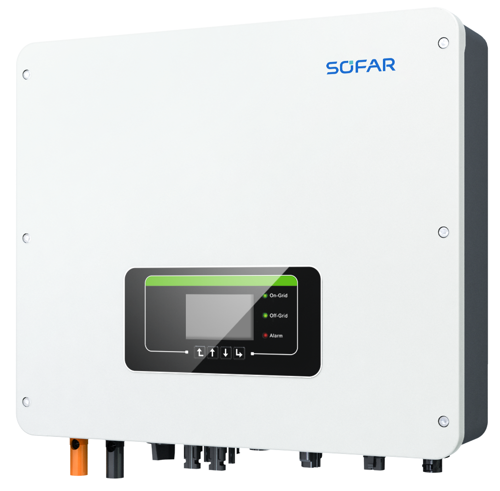 اینورتر هیبریدی خورشیدی 10 کیلووات سه فاز MPPT برند SOFAR مدل HYD 10KTL3PH-G4