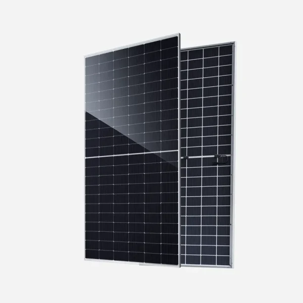پنل خورشیدی 615 وات مونوکریستال N-Type TOPCon Bifacial برند JA Solar مدل JAM66D45 LB